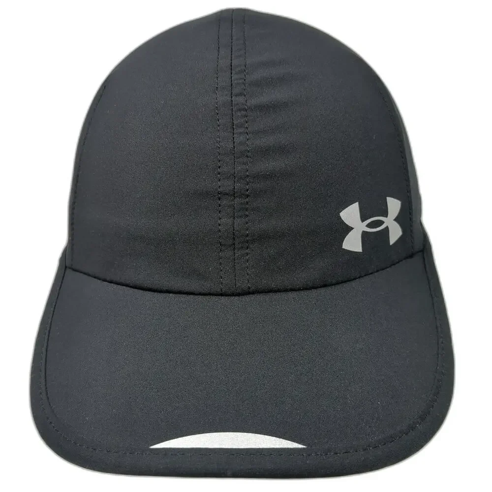Under Armour Baseball Cap Black One Size Hat Reflective Running Strapback